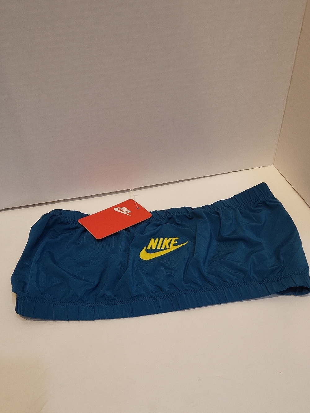 NWT NIKE Women's Woven Tube Top Bandeau Color-Geode Teal #712